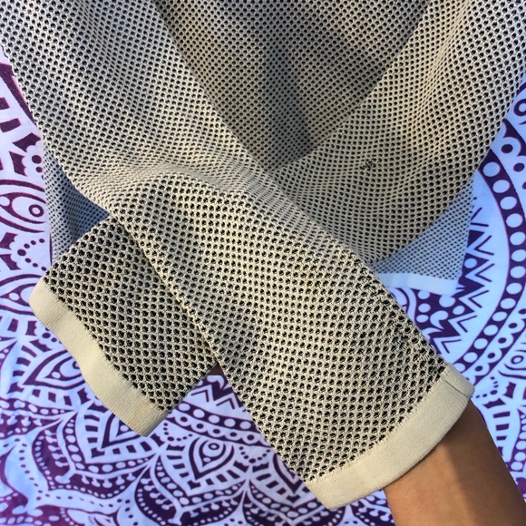 Rag & Bone Textured Mesh Net Long Sleeve Tee Shirt Top Medium - Picture 4 of 8